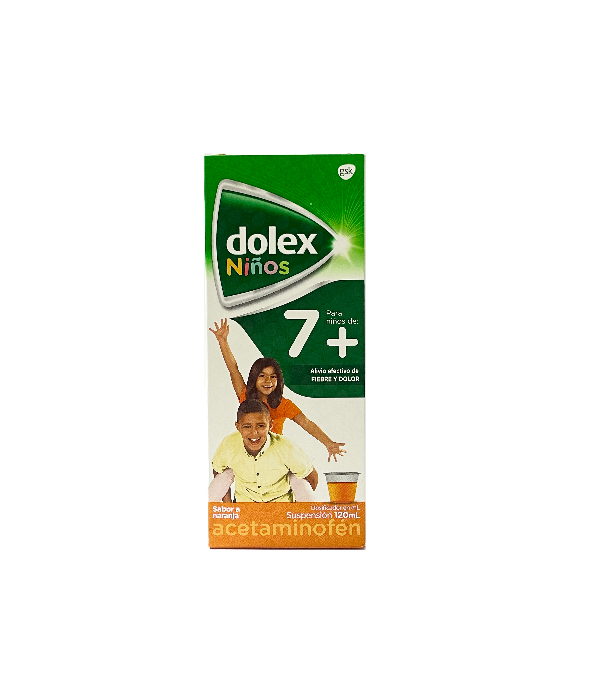 DOLEX NIÑOS 7+ JARABE FRASCO X 120 ML